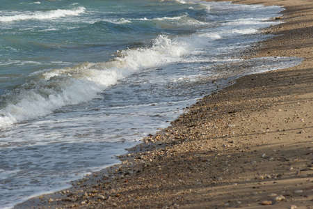 Sea wave on a summer day