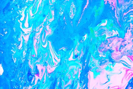 Acrylic paint . Abstract art background, fluid acrylic painting on canvas.