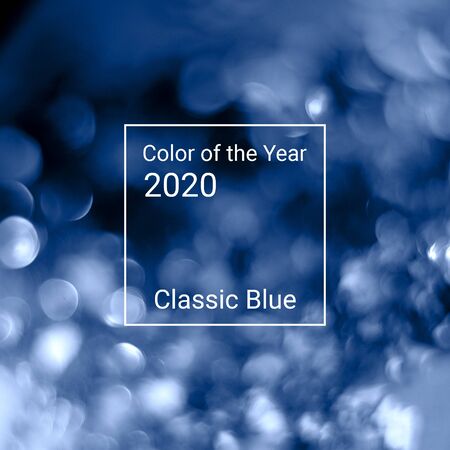 Abstract background of glitter and foil hologram. The color of the year 2020.