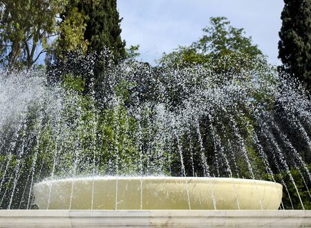 fountain waterの写真素材