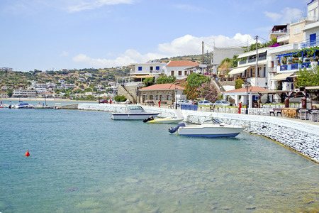 Batsi in Andros island Greeceのeditorial素材