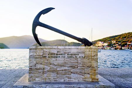 nautical monument in Ithaca island Greece