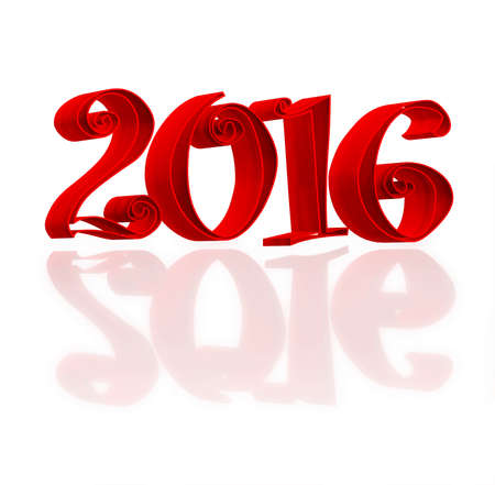 3D 2016 Christmas symbol