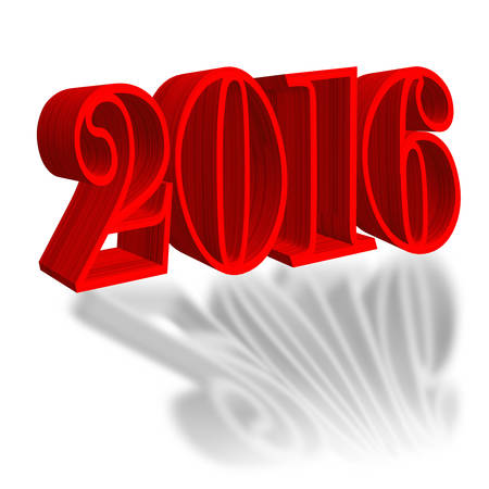 3D 2016 Christmas symbol