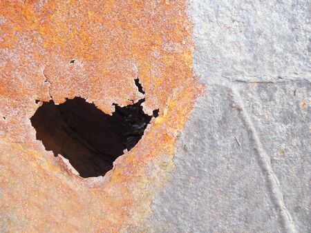 erosion rust photo texture - rust background - metallic materialの写真素材