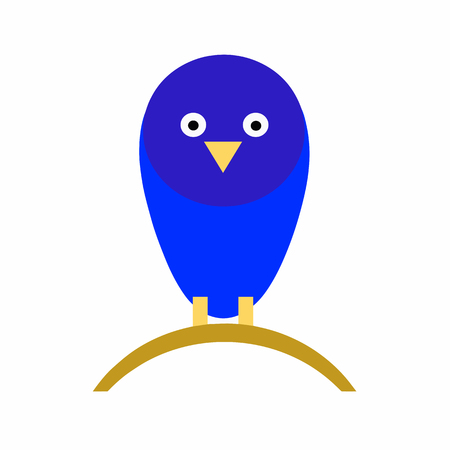 blue bird vectorのイラスト素材