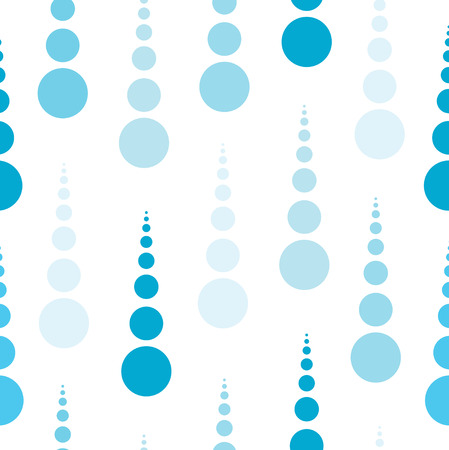 Seamless tileable pattern with circles in blue shadesのイラスト素材