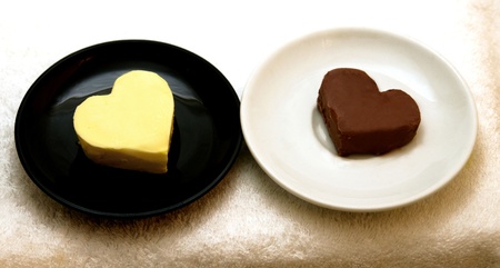                                      Butter on plate           の写真素材