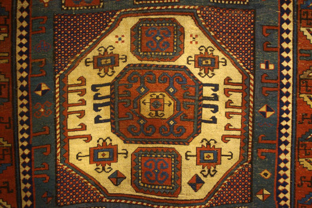 Vintage carpet in Armenian rug factory museumのeditorial素材