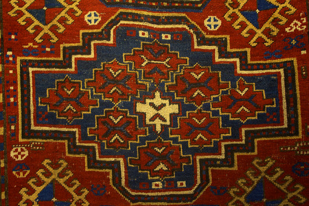 Vintage carpet in Armenian rug factory museumのeditorial素材