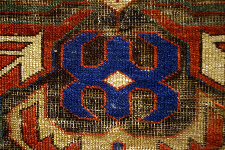 Vintage carpet in Armenian rug factory museumのeditorial素材