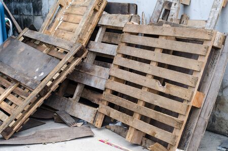 Use a wooden office deskの写真素材