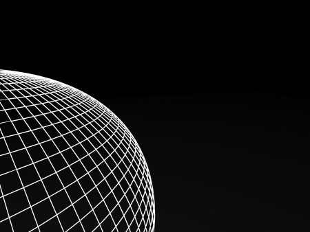 Abstract architectural 3D construction  Concept - modern architecture and designing の写真素材