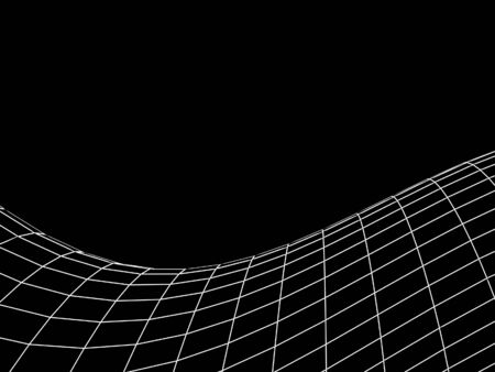 Abstract architectural 3D construction. Concept - modern architecture and designing.の写真素材