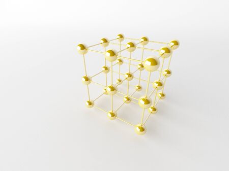 molecular crystalline latticeの写真素材