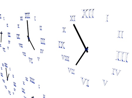 business background with clocks