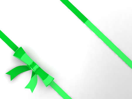 Bow with ribbonsの写真素材