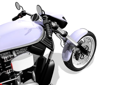 modern motorcycleの写真素材