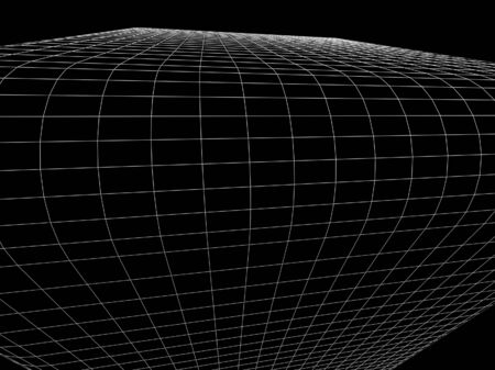 Abstract architectural 3D construction. Concept - modern architecture and designing.
