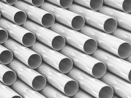 high technology background - aluminum tubes