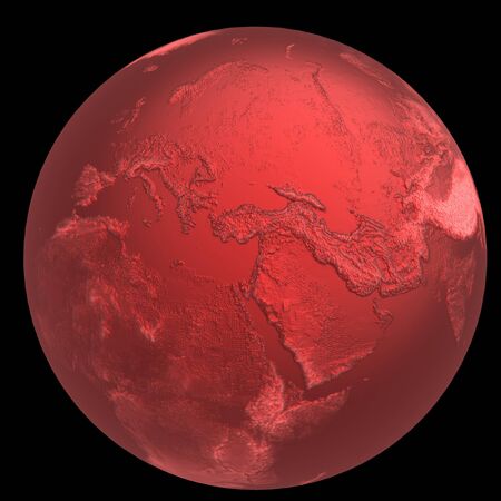 Globe, 3D render.
