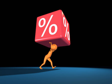 3D human take a big percent.の写真素材