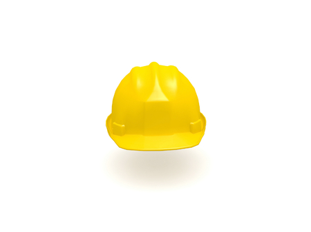 3D Yellow Hard Hatの写真素材