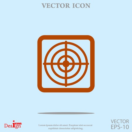 target vector iconのイラスト素材