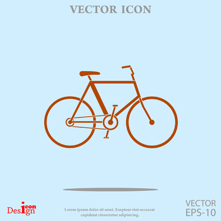 bicycle vector iconのイラスト素材