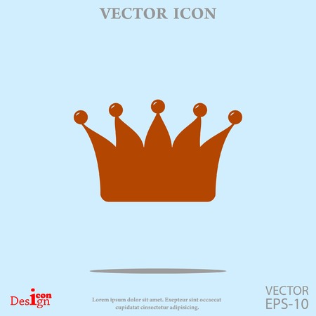 crown vector iconのイラスト素材