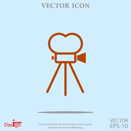 cinema vector iconのイラスト素材