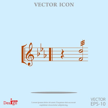 music vector iconのイラスト素材