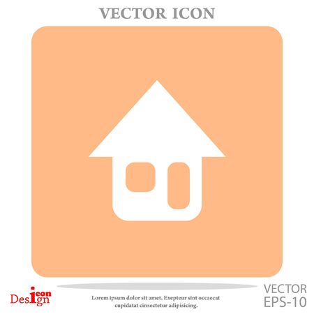 home vector iconのイラスト素材
