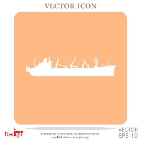 ship vector iconのイラスト素材