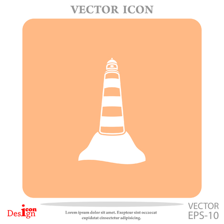 beacon vector iconのイラスト素材