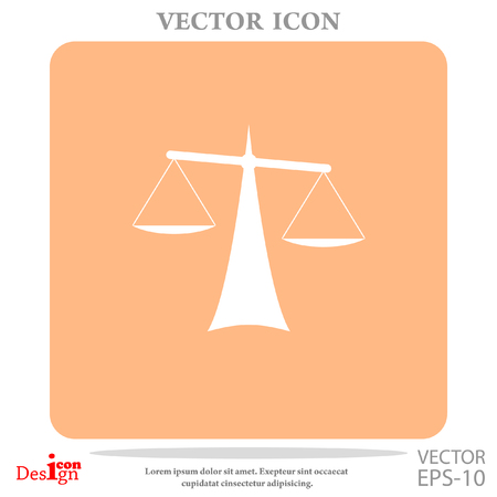 Justice vector iconのイラスト素材
