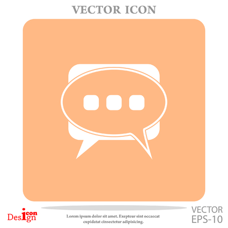 messages vector iconのイラスト素材