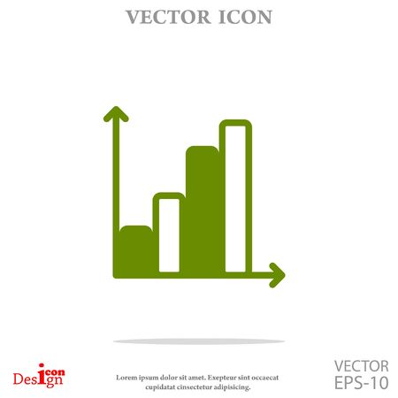 graph vector iconのイラスト素材