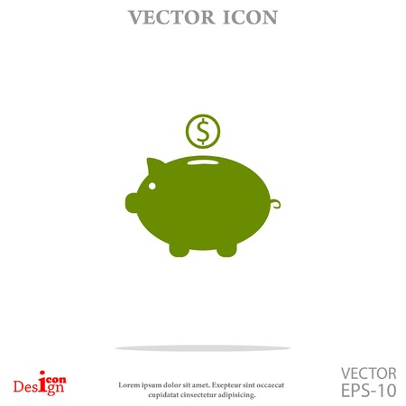 moneybox vector iconのイラスト素材
