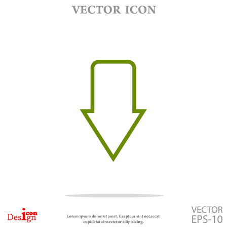 arrow vector iconのイラスト素材