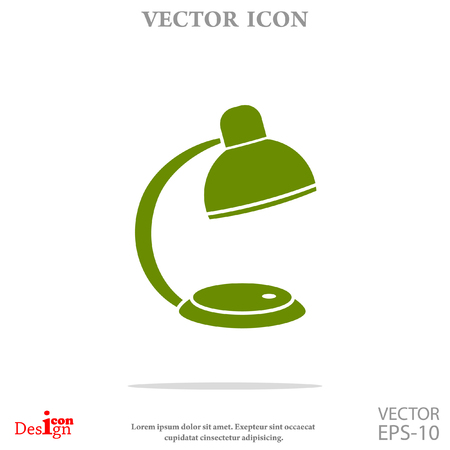 lamp vector iconのイラスト素材