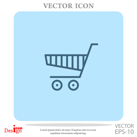 shopping chart vector iconのイラスト素材