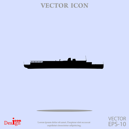 ship vector iconのイラスト素材