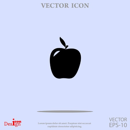 apple vector iconのイラスト素材