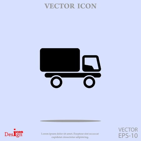 truck vector iconのイラスト素材