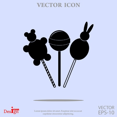 lollipop vector iconのイラスト素材