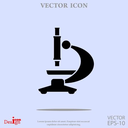 microscope vector iconのイラスト素材