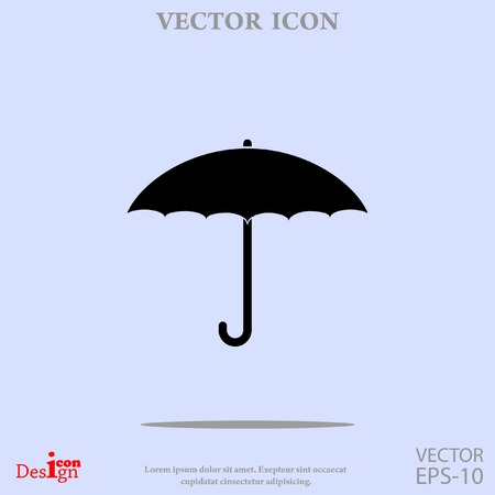 umbrella vector iconのイラスト素材
