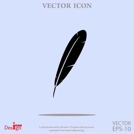 feather vector iconのイラスト素材