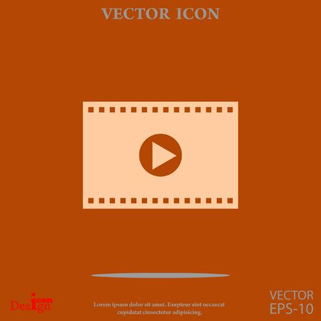 video vector iconのイラスト素材